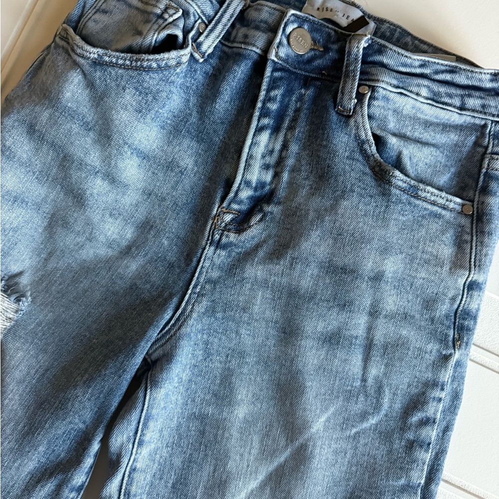 Classic Blue Straight Leg Jeans